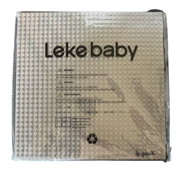 Leke Baby Other - Leke Baby 6 pack Gray Building Block Bases